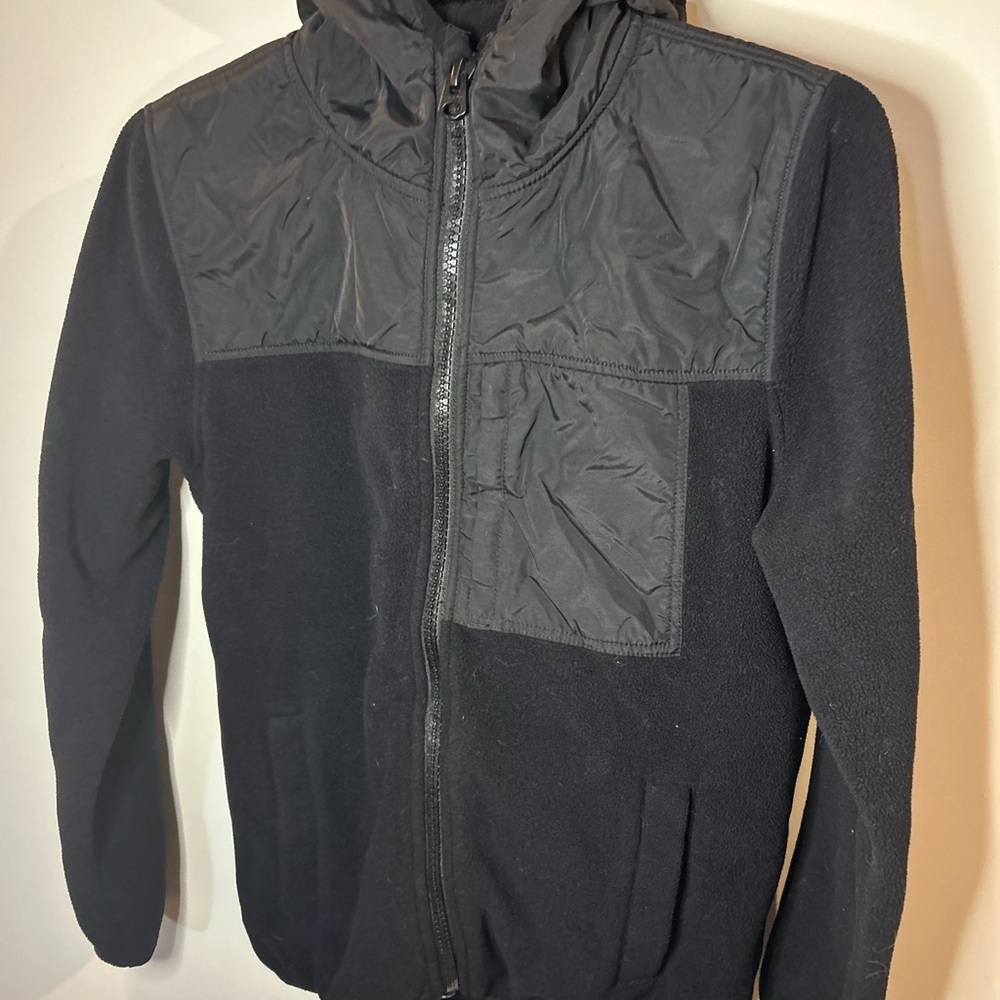 Roots Kids Black Zip-Up Jacket